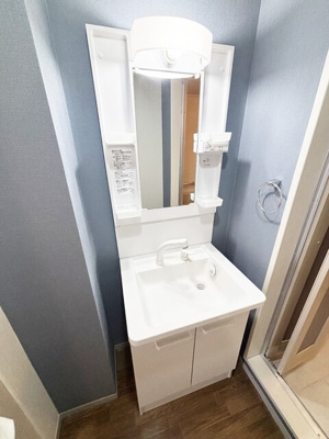 朝の支度も楽々♪シャワー付き洗面台