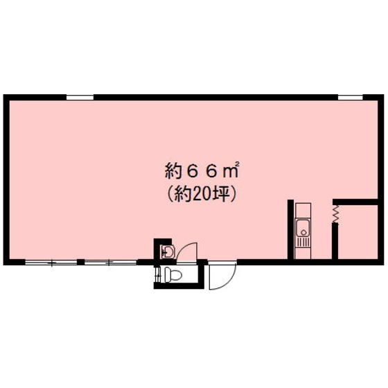 柳津町本郷３丁目店舗の間取り