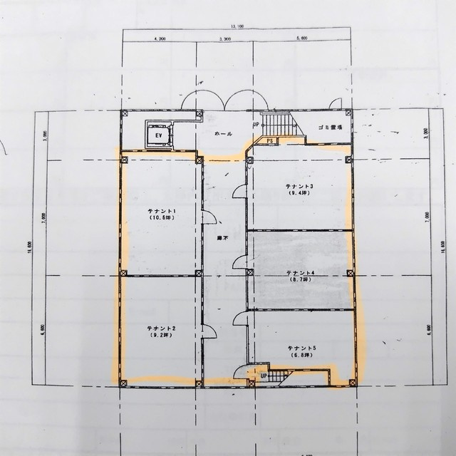 岐阜市住吉町の店舗一部の内装