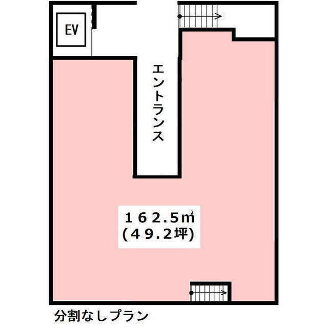 岐阜市住吉町の店舗一部の間取り