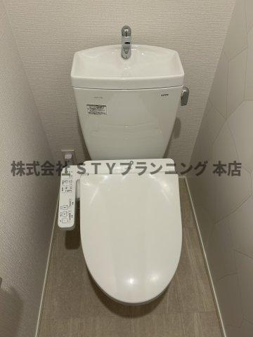 仲介手数料０円！MOVE本陣PREMIOのトイレ