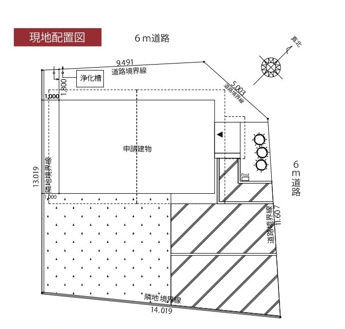【仲介手数料無料】未入居戸建　熊谷市久下1749-11　R区画の区画図