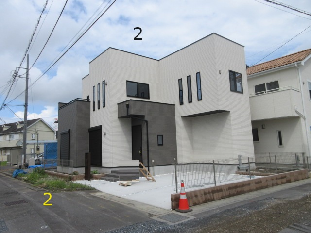 【仲介手数料無料】新築戸建　熊谷市上之2013-34（全2棟）の外観