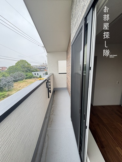 久留米市合川町の新築一戸建のバルコニー