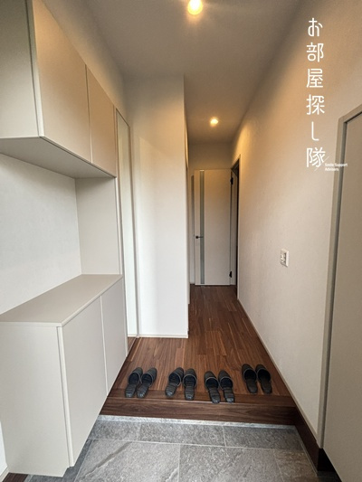 久留米市合川町の新築一戸建の玄関