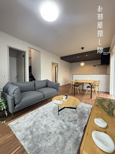 久留米市合川町の新築一戸建の居間・リビング