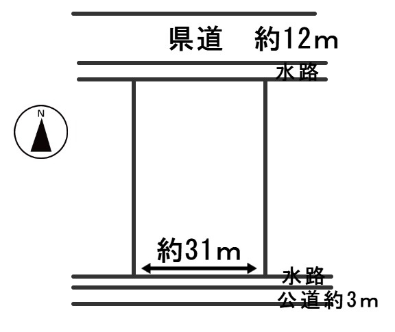 ６４７０４　安八郡神戸町柳瀬土地の区画図