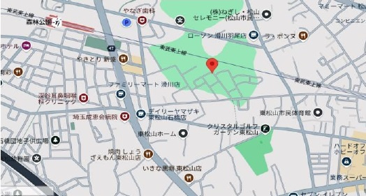 滑川町羽尾  中古戸建の地図|東武東上線「森林公園」駅 徒歩11分