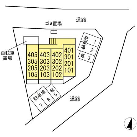 プレシアの区画図