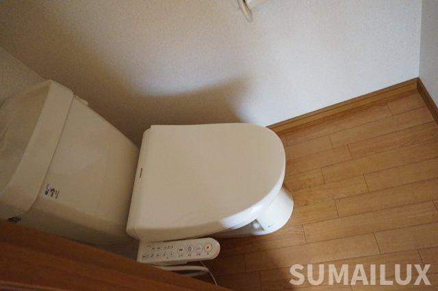 熊本市北区八景水谷２丁目のアパートのトイレ