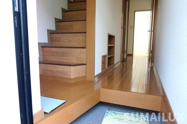 熊本市北区八景水谷２丁目のアパートの玄関