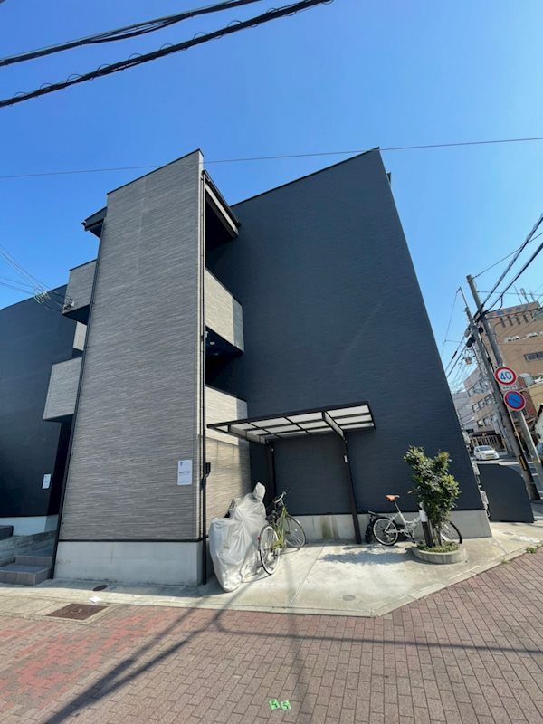 神戸市長田区浜添通６丁目のアパートの外観|外観もきれいです