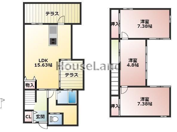 桑山利宮の間取り