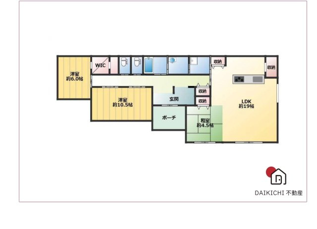 【間取り】 | 深谷市武蔵野　中古戸建