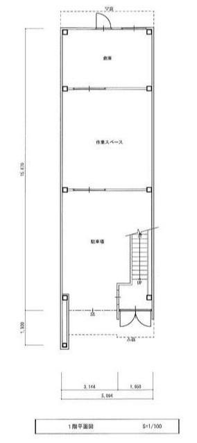 ルハミスビル（旧：TOMY第一ビル）の間取り|1階平面図