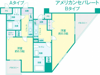 【間取り】 | プリムローズ正野Aタイプ