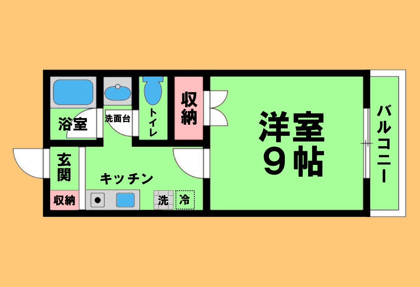 ウイングコート辻の間取り