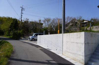 【前面道路含む現地写真】 | フィールズ西岐波（江頭）