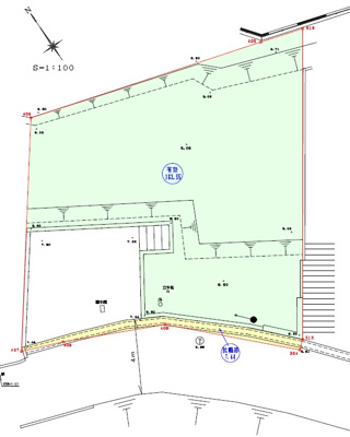 【区画図】 | フィールズ西岐波（江頭）