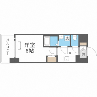 【間取り】 | エスリード弁天町クレール