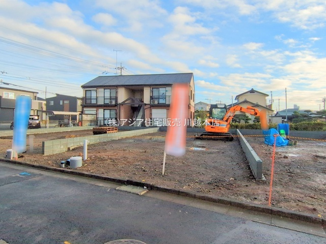 月々１０万円台～　新築戸建　川越市今成13期の外観|2号棟　外観　更地