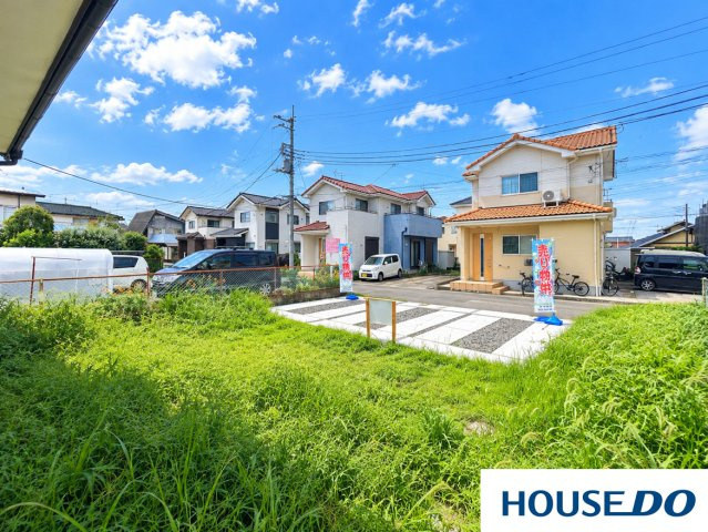 中古戸建　桐生市相生町2丁目の外観|駐車スペースが広いです