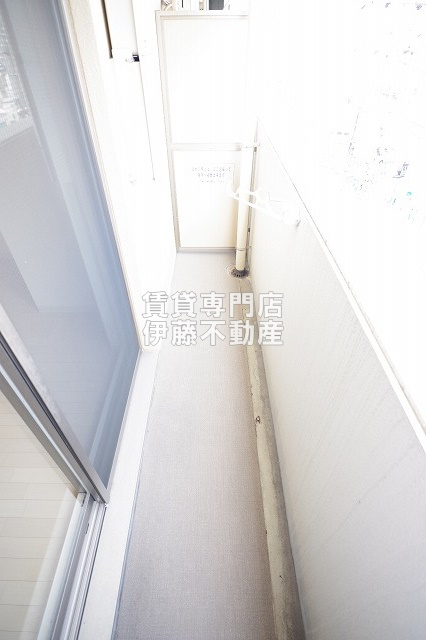 アルバ志賀本通のバルコニー