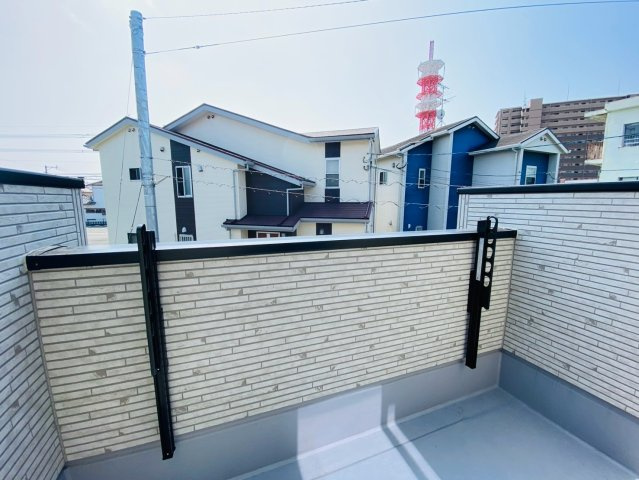 リナージュ／中央区帯山4丁目第1期／３号棟のバルコニー