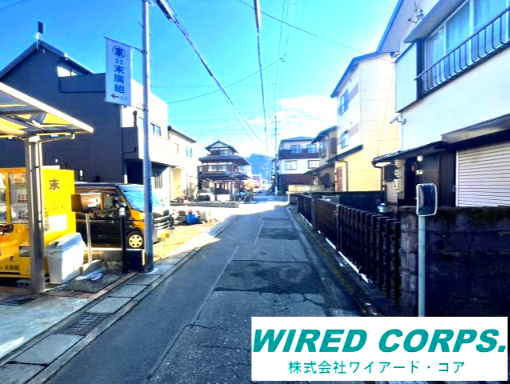 葵区与一二丁目　２階建て4LDKの前面道路含む現地写真|前面道路東向き