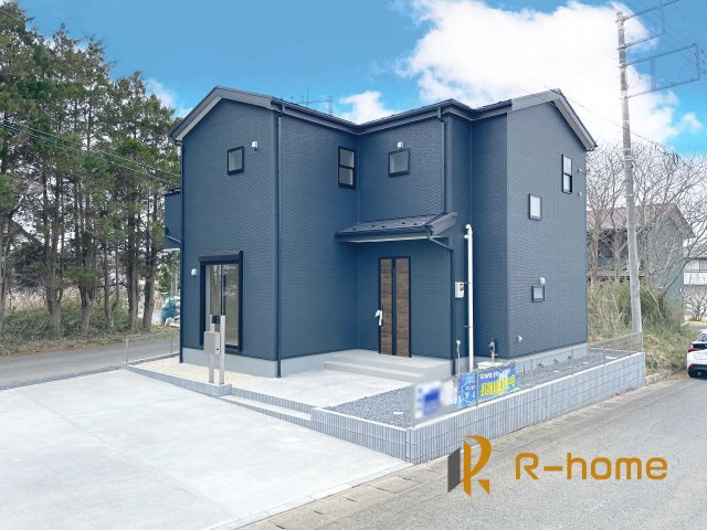 鉾田市上釜1期　新築戸建て　1号棟の外観|ご予約を頂ければ、『平日』はもちろん『早朝』や『夜間』もご見学可能です♪お気軽にお申し付けください♪