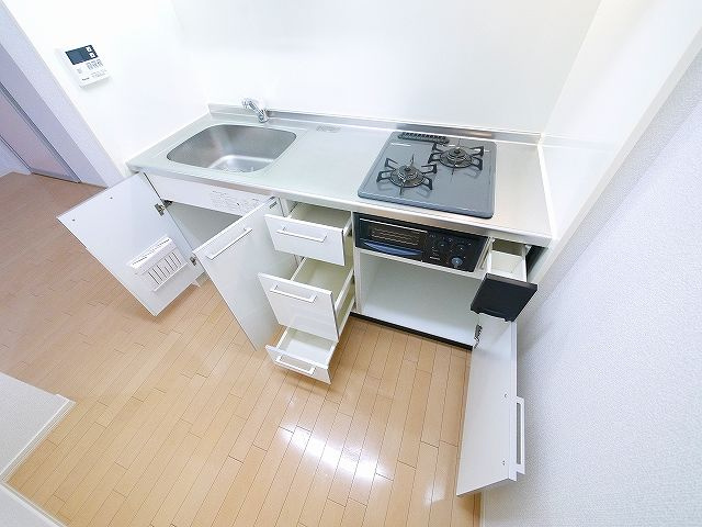セリシール桜杏のキッチン|使いやすいキッチンです