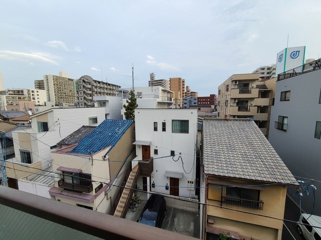 バルコニーからの景色です