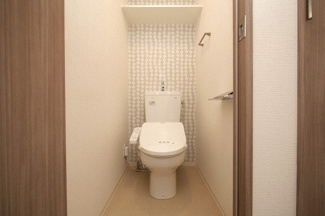【トイレ】 | エスリード大阪ドームCERCA | 落ち着いた空間のトイレです
