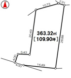 熊谷市佐谷田売地の画像