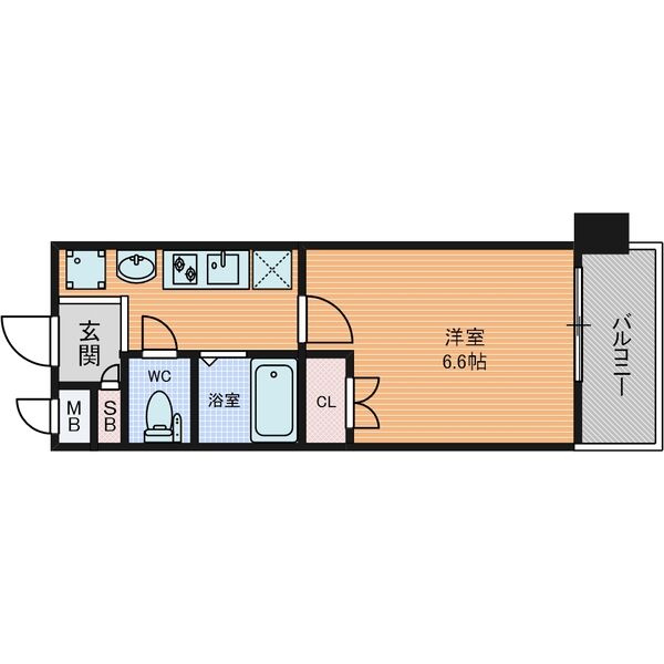 パルティール御器所の間取り