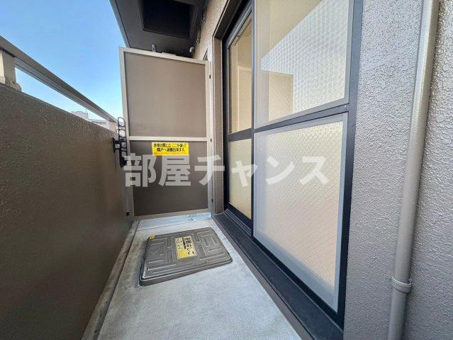 ベル名駅のバルコニー