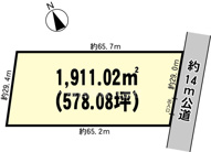 水戸市千波町2374-13他貸地の画像