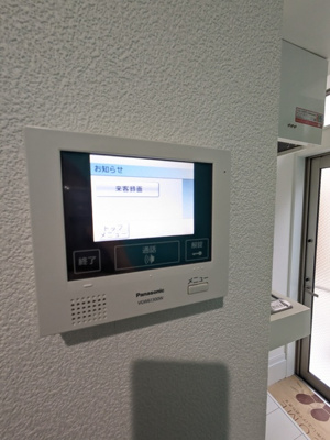 ★訪問者確認ができ安心のTVモニタフォン★