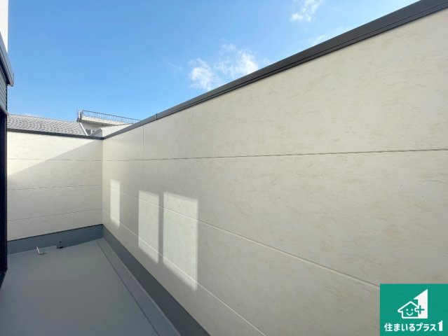 神戸市垂水区馬場通　新築一戸建てのバルコニー|日当たりのよいバルコニー！お部屋が開放的に！