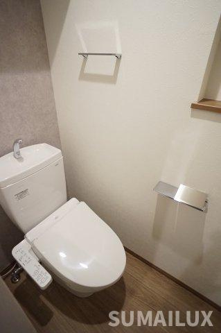 菊池郡菊陽町大字津久礼のアパートのトイレ