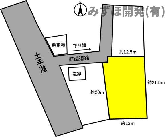 山形市印役町5丁目の区画図