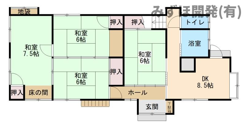 山形市印役町5丁目の間取り