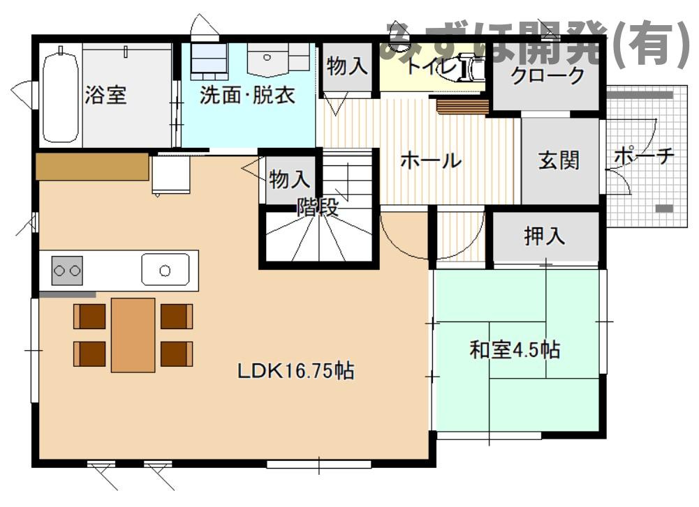 山形市飯田4丁目の間取り|1F間取り