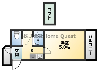 【間取り】 | エンビィレジーナ近大前