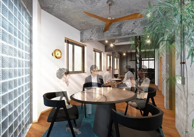 gran+ ASAKUSABASHI-Ⅱ(グランプラス浅草橋Ⅱ)の内装|３F ラウンジエリア（セットアップ）