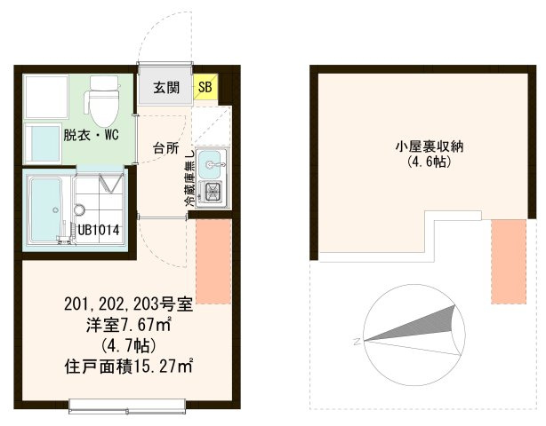 【間取り】 | ハーモニーテラス保塚町Ⅱ