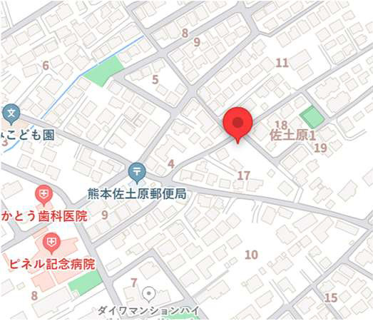 よかタウン／東区佐土原１丁目１期／２号棟の地図