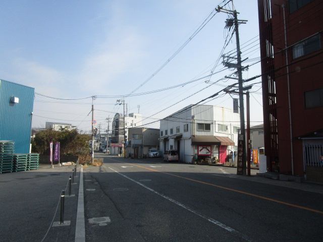 堺市美原区太井の倉庫の周辺