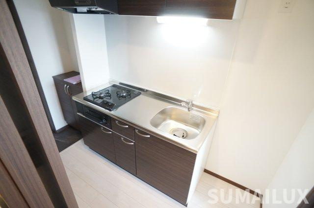 熊本市中央区練兵町の賃貸マンションのキッチン