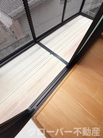 フラットＨＩＲＡＯＫＡのバルコニー